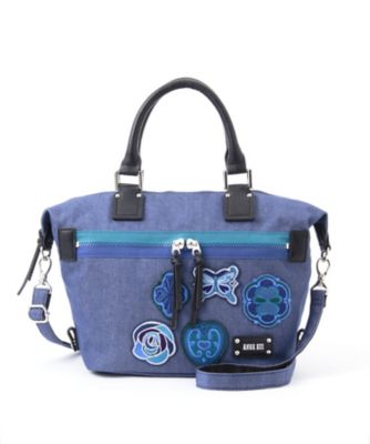 ＜アナ スイ/ANNA SUI＞ 2WAYボストン「マキア」(312273) ネイビー 【三越・伊勢丹/公式】