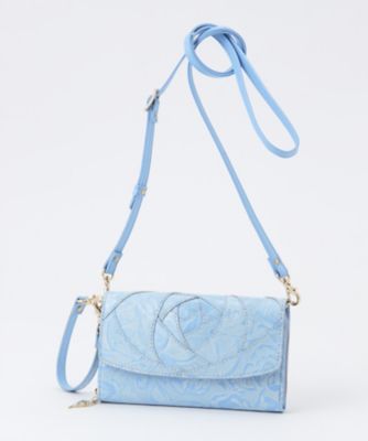 ＜アナ スイ（ANNA SUI）＞ 「エルサ」マルチショルダーバッグ（312615） ライトブルー