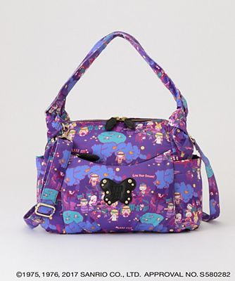 ＜アナ スイ/ANNA SUI＞ サンリオキャラクターズコラボ ハンドバッグ(312671) パープル(90) 【三越・伊勢丹/公式】