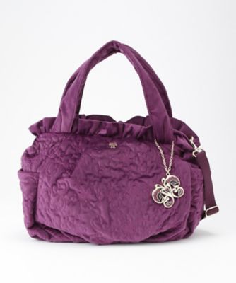 ＜アナ スイ/ANNA SUI＞ 「フライリー」2WAYハンドバッグ(313150) パープル 【三越・伊勢丹/公式】