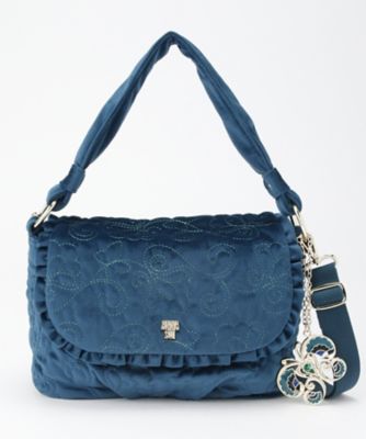 ＜アナ スイ/ANNA SUI＞ 「フライリー」2WAYハンドバッグ(313152) ターコイズ 【三越・伊勢丹/公式】