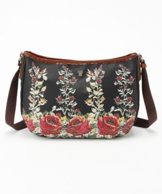＜アナ スイ/ANNA SUI＞ 「ローズスプラウト」ショルダーバッグ(313162) クロ(10) 【三越・伊勢丹/公式】