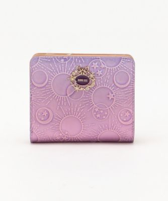 【新品】ANNA SUI アナスイ 太陽と星 ガラクシア 二つ折り財布 エナメル 新品】ANNA SUI アナスイ 太陽と星 ガラクシア 二つ折り財布