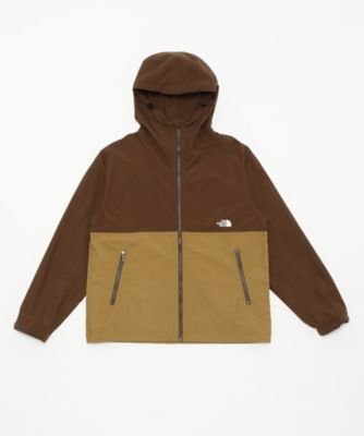 ＜THE NORTH FACE/ザ・ノース・フェイス＞ COMPACT JACKET(NP71530) バローブラウンxブリティッシュカーキ 【三越・伊勢丹/公式】