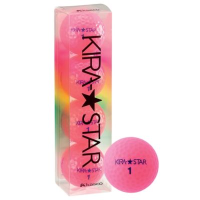 ＜キャスコ/KASCO＞ ゴルフボール/KIRA STAR(ダース) ピンク 【三越・伊勢丹/公式】