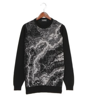 ＜ジョンスメドレー/JOHN SMEDLEY＞ クルーネックセーター(LITHIC) ブラック 【三越・伊勢丹/公式】