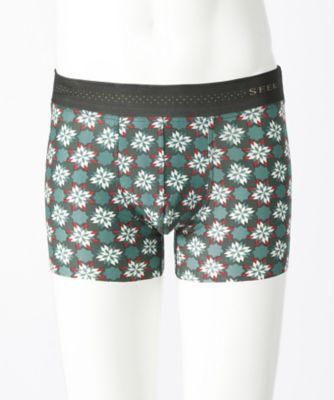 【SALE（三越）】＜シーク/SEEK＞ 【S】ボクサーブリーフ(EE6680F) 幾何学柄（1B） 【三越・伊勢丹/公式】