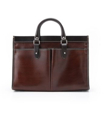 ＜ステファノマーノ/STEFANOMANO＞ ▼ブリーフケース ティントレット107(SOMH6L02) 21・ダークブラウン 【三越・伊勢丹/公式】