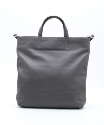 ＜ステファノマーノ/STEFANOMANO＞ ▼ショルダー付きトートバッグ(SOMH6A11) 19・グレー 【三越・伊勢丹/公式】