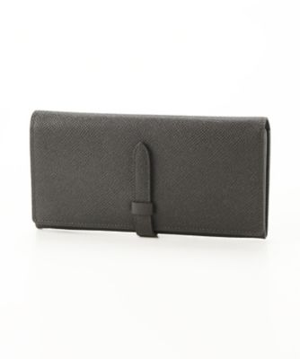 ＜マニウノ/MANIUNO＞ ▼型押し長財布(MUMW6CT1) 19・グレー 【三越・伊勢丹/公式】