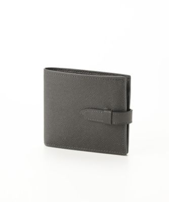 ＜マニウノ/MANIUNO＞ ▼型押し二つ折り財布(小銭入れ付)(MUMW6CS2) 19・グレー 【三越・伊勢丹/公式】