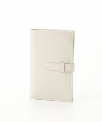 ＜マニウノ/MANIUNO＞ ▼型押し二つ折り財布(小銭入れ付)(MUMW6CS3) 03・アイボリー 【三越・伊勢丹/公式】