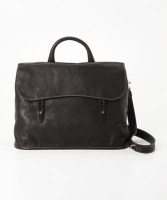 【SALE（三越）】＜ステファノマーノ/STEFANOMANO＞ 【S】フラップワンハンドルショルダー S(SOMH5G01) 10・ブラック 【三越・伊勢丹/公式】