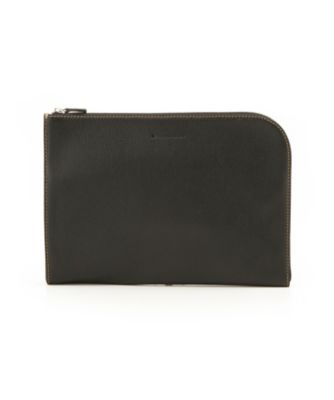 ＜ステファノマーノ/STEFANOMANO＞ ▼A4クラッチ(SOMH4A14) 10・ブラック 【三越・伊勢丹/公式】