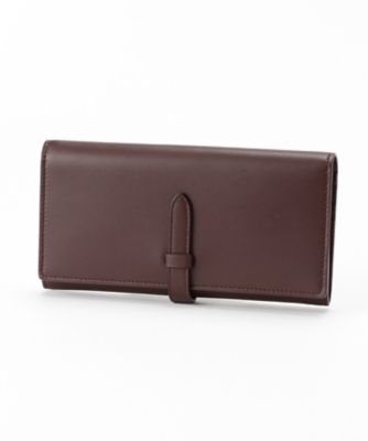 【SALE（三越）】＜マニウノ/MANIUNO＞ 【S】スムース長財布(MUMW7CT1) 55・ボルドー 【三越・伊勢丹/公式】