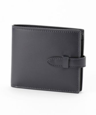 【SALE（三越）】＜マニウノ/MANIUNO＞ 【S】スムース二つ折り財布(小銭入れ付)(MUMW7CS2) 30・ネイビー 【三越・伊勢丹/公式】