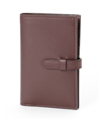 【SALE（三越）】＜マニウノ/MANIUNO＞ 【S】スムース二つ折り財布(小銭入れ付)(MUMW7CS3) 55・ボルドー 【三越・伊勢丹/公式】
