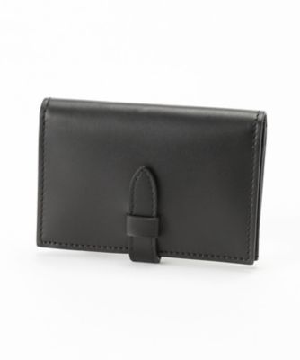 【SALE（三越）】＜マニウノ/MANIUNO＞ 【S】スムース名刺入れ(MUMW7cm1) 10・ブラック 【三越・伊勢丹/公式】