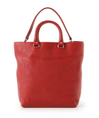 【SALE（三越）】＜ステファノマーノ/STEFANOMANO＞ 2Way縦型トート(SOMH4H02) レッド 【三越・伊勢丹/公式】