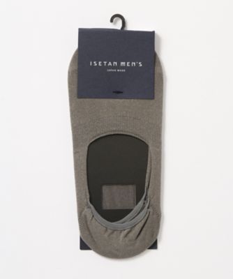 ＜イセタンメンズ/ISETAN MEN'S＞ 和紙ローファーインソックス(11894391) 85・ミディアムグレー 【三越・伊勢丹/公式】