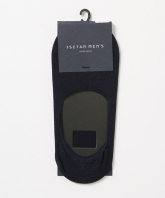 ＜イセタンメンズ/ISETAN MEN'S＞ 和紙ローファーインソックス(11894391) 49・ネイビー 【三越・伊勢丹/公式】