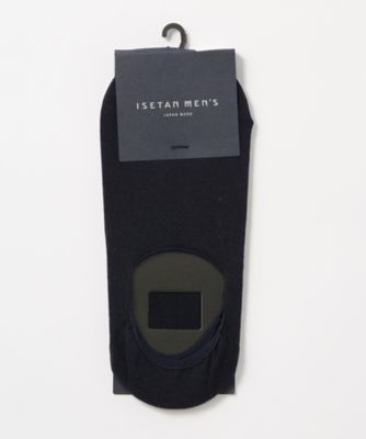 ＜イセタンメンズ/ISETAN MEN'S＞ 和紙スニーカーインソックス(11894591) 49・ネイビー 【三越・伊勢丹/公式】