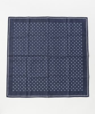 ＜ブルックス ブラザーズ/BROOKS BROTHERS＞ ハンカチ(125024-7251) ネイビー 【三越・伊勢丹/公式】