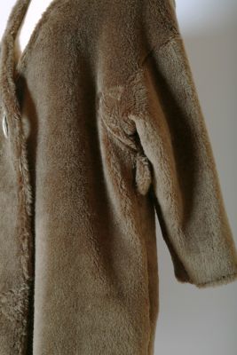 ＜akiicoxcobitto＞ エコファーコート(サイズオーダー)(173aco02order)(スモールサイズ) カーキ 【三越・伊勢丹/公式】