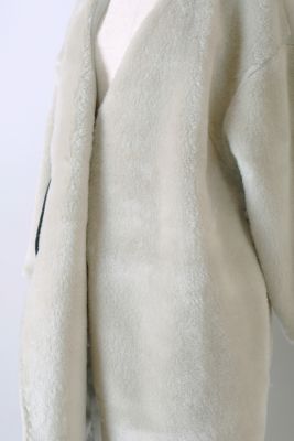 ＜akiicoxcobitto＞ エコファーコート(サイズオーダー)(173aco02order)(スモールサイズ) グレー 【三越・伊勢丹/公式】