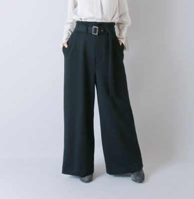 ＜akiicoxcobitto＞ ベルテッドパンツ(173acb01)(スモールサイズ) ブラック 【三越・伊勢丹/公式】