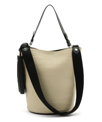 【SALE（三越）】＜ロペ/ROPE'＞ 【2WAY】タッセル付きバケットかごバッグ ベージュ 【三越・伊勢丹/公式】