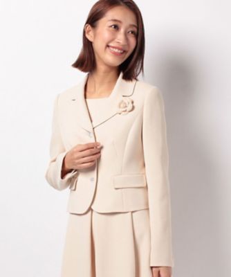 ＜ELISA＞ ダブルアムンゼンジャケット ベージュ 【三越・伊勢丹/公式】