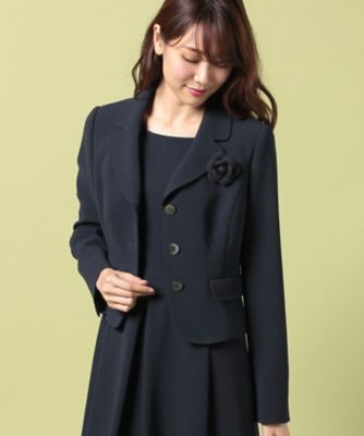 ＜ELISA＞ ダブルアムンゼンジャケット ネービーブルー 【三越・伊勢丹/公式】