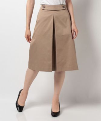 ＜OLD ENGLAND＞ クールマックスツイルスカート ベージュ 【三越・伊勢丹/公式】