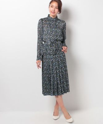 ＜レリアン/Leilian＞ 【DEVEAUX】ブラウススーツ サックス 【三越・伊勢丹/公式】