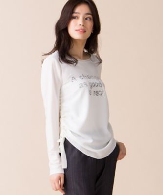 ＜レリアン/Leilian＞ ロゴインナー アイボリー 【三越・伊勢丹/公式】