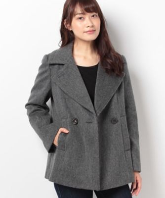＜OLD ENGLAND＞ トゥルニエメルトンコート チャコールグレー 【三越・伊勢丹/公式】