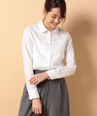 ＜OLD ENGLAND＞ ラウンドカラーシャツ オフホワイト 【三越・伊勢丹/公式】