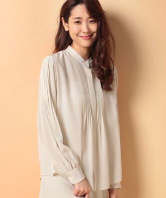 ＜OLD ENGLAND＞ シルクデシンブラウス アイボリー 【三越・伊勢丹/公式】