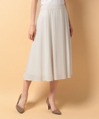 ＜OLD ENGLAND＞ シルクデシンスカート アイボリー 【三越・伊勢丹/公式】