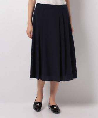 ＜OLD ENGLAND＞ シルクデシンスカート ネービー 【三越・伊勢丹/公式】