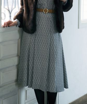 ＜OLD ENGLAND＞ BINDAプリントスカート オフホワイト 【三越・伊勢丹/公式】