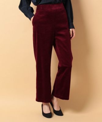 ＜OLD ENGLAND＞ コーデュロイパンツ ボルドー 【三越・伊勢丹/公式】