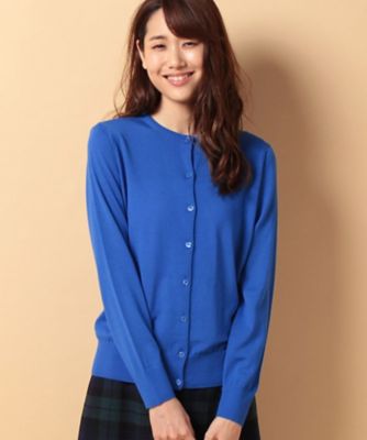 ＜OLD ENGLAND＞ アンティロープ天竺カーディガン ブルー 【三越・伊勢丹/公式】