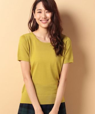 ＜OLD ENGLAND＞ アンティロープ天竺プルオーバー イエロー 【三越・伊勢丹/公式】