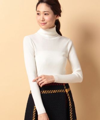 ＜OLD ENGLAND＞ アンティロープリブニットプルオーバー オフホワイト 【三越・伊勢丹/公式】