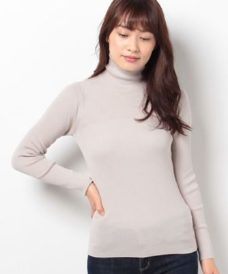 ＜OLD ENGLAND＞ アンティロープリブニットプルオーバー ベージュ 【三越・伊勢丹/公式】