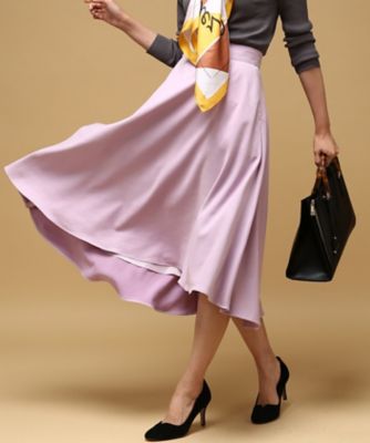 ＜ロペ/ROPE'＞ フェイクスエードスカート ラベンダー 【三越・伊勢丹/公式】