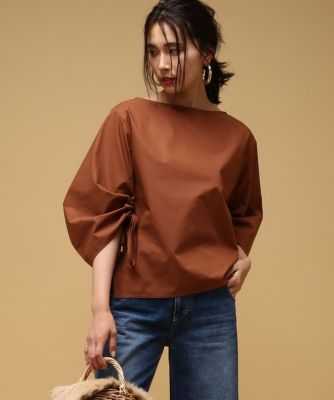 【SALE（三越）】＜ロペ/ROPE'＞ デザインスリーブプルオーバー チャイロサブ 【三越・伊勢丹/公式】