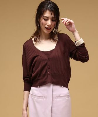 【SALE（三越）】＜ロペ/ROPE'＞ テンセルシルクキャミアンサンブル コゲチャ 【三越・伊勢丹/公式】